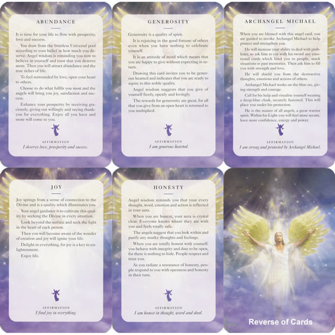 Angels of Light Oracle Cards by Diana Cooper