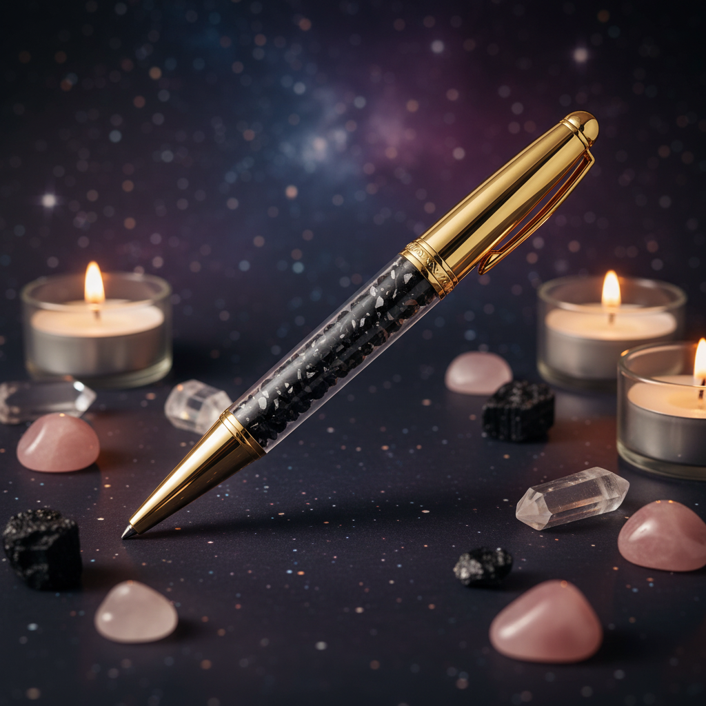 Zodiac Journal with Crystal Pen