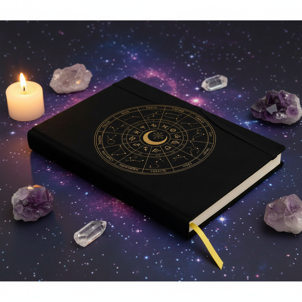 Zodiac Journal with Crystal Pen